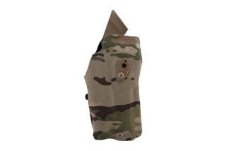 Safariland ALS Holster for 2011 Staccato XC 5" with Surefire X300 has a multicam pattern